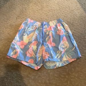 Chubbies Parrot Print Shorts Men’s Small